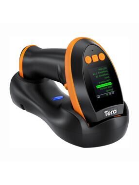 Barcode Scanner Wireless Screen Pro Version 1D 2D QR Setting Keypad Charging